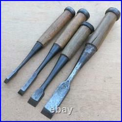 Japanese chisel Set of 4 oire nomi outhi 6mm/9mm/14mm/18mm
