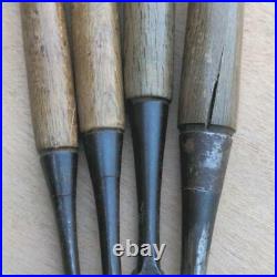 Japanese chisel Set of 4 oire nomi outhi 6mm/9mm/14mm/18mm