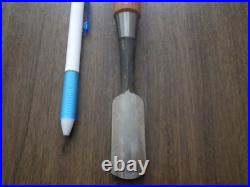 Japanese chisel Sotomaru Oire Nomi 24mm / 215mm Kiyohisa Unused long storage