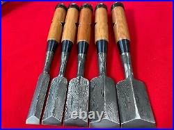 Japanese chisel dovetail chise Shinogi nomi Mokume 10Set