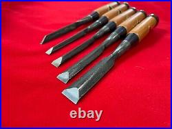 Japanese chisel dovetail chise Shinogi nomi Mokume 10Set