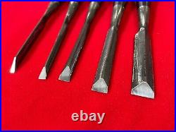 Japanese chisel dovetail chise Shinogi nomi Mokume 10Set