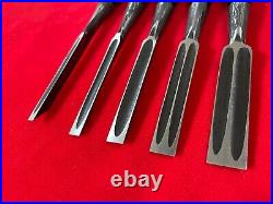 Japanese chisel dovetail chise Shinogi nomi Mokume 10Set