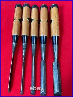 Japanese chisel dovetail chise Shinogi nomi Mokume 10Set