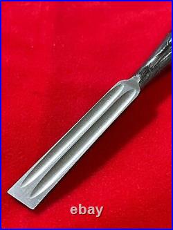 Japanese chisel oire nomi 12mm (Mokume) Blue Steel#2