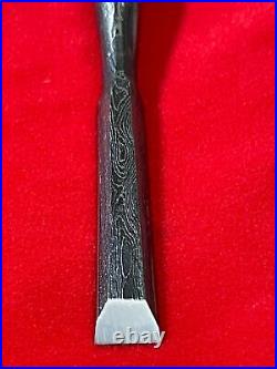 Japanese chisel oire nomi 12mm (Mokume) Blue Steel#2