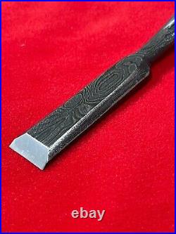 Japanese chisel oire nomi 18mm (Mokume) Blue Steel#2