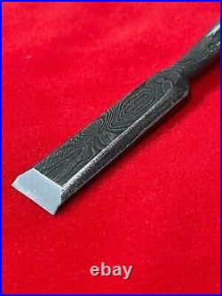 Japanese chisel oire nomi 18mm (Mokume) Blue Steel#2