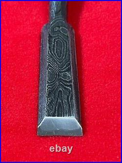 Japanese chisel oire nomi 18mm (Mokume) Blue Steel#2