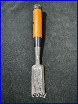 Japanese chisel oire nomi 30mm (Mokume) Blue Steel#2