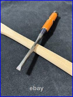 Japanese chisel oire nomi 9mm (Mokume) Blue Steel#2