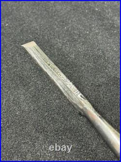 Japanese chisel oire nomi 9mm (Mokume) Blue Steel#2