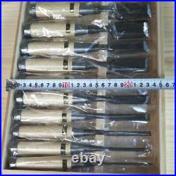 Jinsaku Oire Nomi Chisel 3-42mm 10 pcs set Japanese Carpentry Woodworking Tool