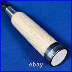 Jinsaku Suminagashi Oire Nomi Japanese Bench Chisel Aogami #1 Multi Hollows Ura