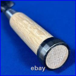 Jinsaku Suminagashi Oire Nomi Japanese Bench Chisel Aogami #1 Multi Hollows Ura