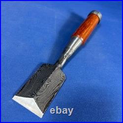 Jinsaku Suminagashi Oire Nomi Japanese Bench Chisel Multi Hollows Ura Aogami #1