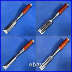 Jinsaku Suminagashi Oire Nomi Japanese Bench Chisel Multi Hollows Ura Aogami #1