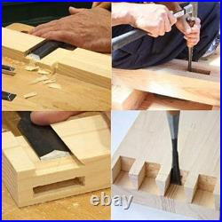 KAKURI Japanese Wood Chisel Set 3pc 9/15/24mm White Oak Handle Oire Nomi Tool JP