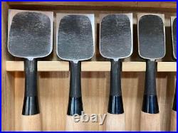 Kamon Kiyohisa family crest Japanese Bench Chisel Oire Nomi Set of 13 Used