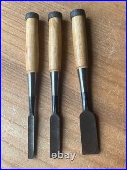 Kanetake Takahashi Kazuki Oire Nomi Japanese Bench Chisels Set of 5 Unused