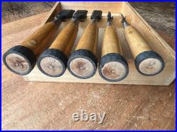 Kanetake Takahashi Kazuki Oire Nomi Japanese Bench Chisels Set of 5 Unused