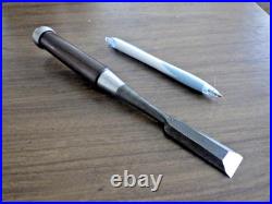 Kazuyuki Oire Nomi Japanese Bench Chisel 18mm 2-hollows Ura Used
