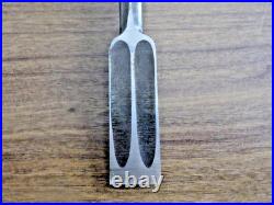 Kazuyuki Oire Nomi Japanese Bench Chisel 18mm 2-hollows Ura Used