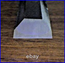Kazuyuki Oire Nomi Japanese Bench Chisel 18mm 2-hollows Ura Used
