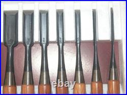 Keiju Nagaoke Keizaburo Oire Nomi Japanese Bench Chisels Set of 10 With Box Unused