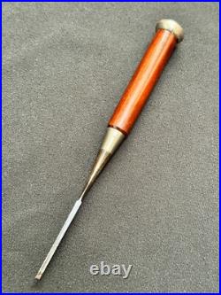 Keiju Oire Nomi 3mm Japanese Bench Chisel Nagaoke Keizaburo Ebony Handle Unused