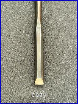 Keiju Oire Nomi 9mm Japanese Bench Chisel Nagaoke Keizaburo Ebony Handle Unused