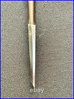 Keiju Oire Nomi 9mm Japanese Bench Chisel Nagaoke Keizaburo Ebony Handle Unused