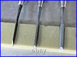 Keiju Oire Nomi Japanese Bench Chisel Nagaoke Keizaburo 3mm 6mm 9mm Set of 3