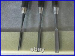 Keiju Oire Nomi Japanese Bench Chisel Nagaoke Keizaburo 3mm 6mm 9mm Set of 3