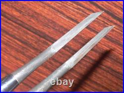 Keiju Oire Nomi Japanese Bench Chisels 3mm, 6mm Set of 2 White Steel #1 Unused