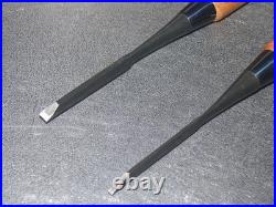Keiju Oire Nomi Japanese Bench Chisels 3mm, 6mm Set of 2 White Steel #1 Unused