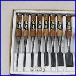 Keiju Oire Nomi Japanese Bench Chisels Set of 10 WithBox Used