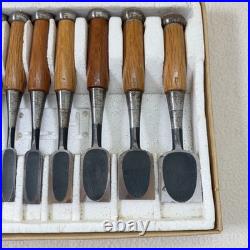 Keiju Oire Nomi Japanese Bench Chisels Set of 10 WithBox Used
