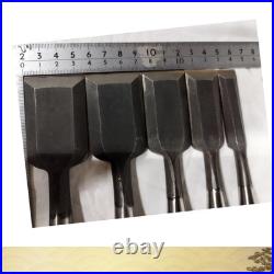 Keiju Toku-Jo Mitsu-Ura Oire Nomi Set 12-24-30-36-36 mm Japanese Chisel Boxed