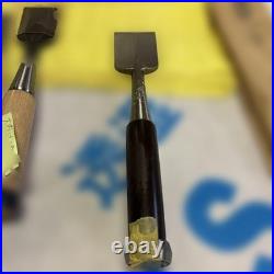 Kikuhiromaru Japanese Bench Chisel Shinogi Dragon Tool 42mm Ebony Unused