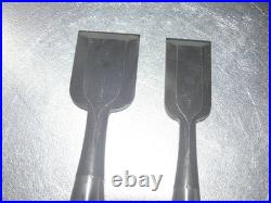 Kikuhiromaru Oire Nomi Japanese Bench Chisel Mentori 30mm, 42mm Set of 2 Unused