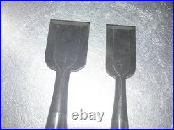 Kikuhiromaru Oire Nomi Japanese Bench Chisel Mentori 30mm, 42mm Set of 2 Unused