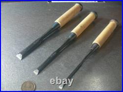 Kikuhiromaru Oire Nomi Japanese Chisel 6mm 9mm 15mm set of 3 Nagaoke Shoji