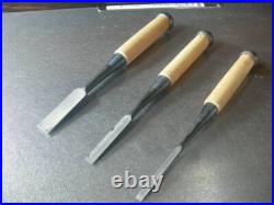 Kikuhiromaru Oire Nomi Japanese Chisel 6mm 9mm 15mm set of 3 Nagaoke Shoji