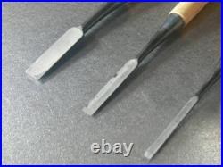 Kikuhiromaru Oire Nomi Japanese Chisel 6mm 9mm 15mm set of 3 Nagaoke Shoji
