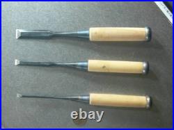 Kikuhiromaru Oire Nomi Japanese Chisel 6mm 9mm 15mm set of 3 Nagaoke Shoji