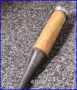 Kikumasa Japanese Chisel Oire Nomi 30mm Vintage Used Carpentry Tool Japan