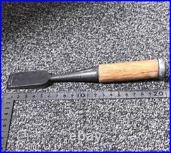 Kikumasa Japanese Chisel Oire Nomi 30mm Vintage Used Carpentry Tool Japan