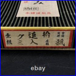 Kitsune Oire Nomi Japanese Bench Chisels Gummi wood Set of 10 With Box Used JP