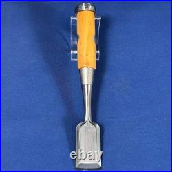 Kiyohisa Japanese Chisel Oire Nomi 30mm Tsuge Handle Vintage Hand-Forged Used